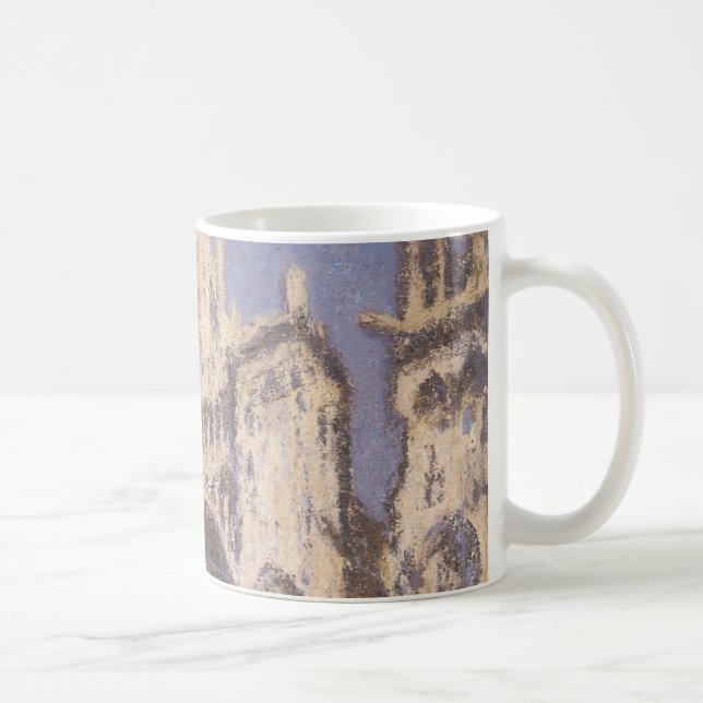 Mug Cathédrale de Rouen, Harmony Blue Gold de Claude M (Droite)