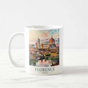 Mug Cathédrale du Duomo de Florence aquarelle voyage I