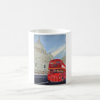 Mug Cathédrale Saint-Paul et bus de Londres
