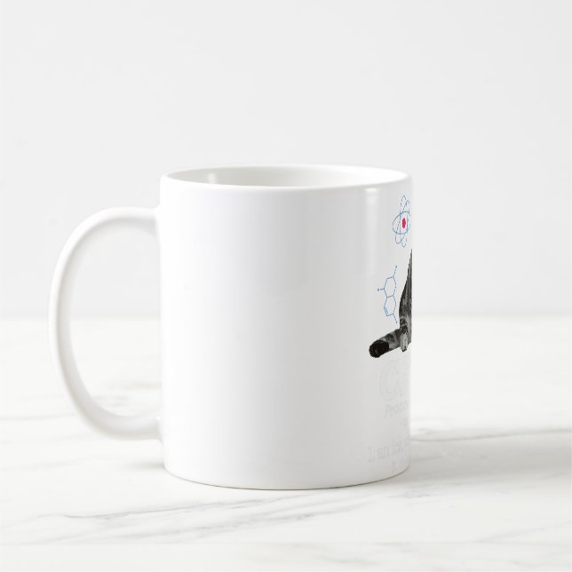 Mug Cation - Chimie amusante Humour Science Enseignant (Gauche)