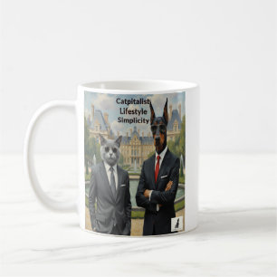 Mug Catpitalist Lifestyle Simplicité
