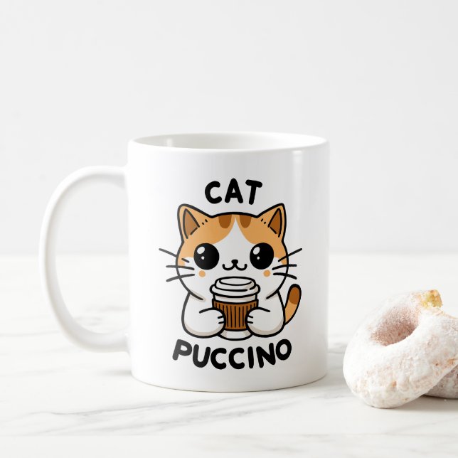 Mug Catpuccino 2 (Avec donut)