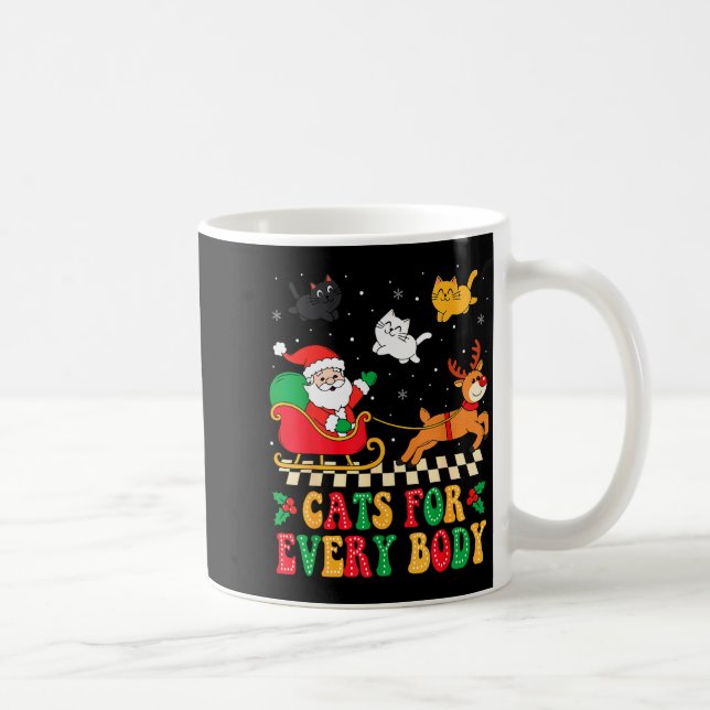 Mug Cats For Everybody Christmas Cat Funny Xmas Women  (Droite)