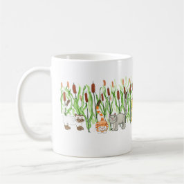 Mug Cats in CatTails