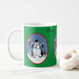 Mug Cats Snowman Story Fêtes Personnalisées
