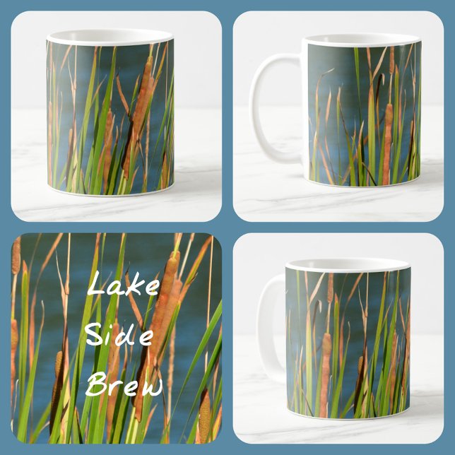 Mug Cattails sur le front de mer Photographie (Créateur téléchargé)