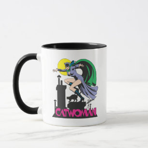 Mug Catwoman & Logo rose