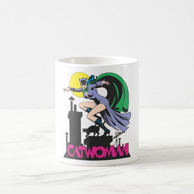 Mug Catwoman & Logo rose (Centre)
