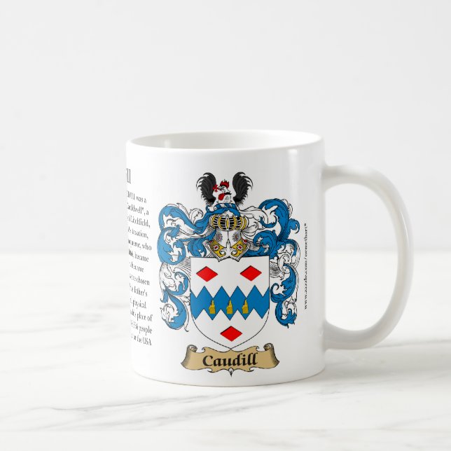 Mug Caudill, l'origine, la signification et la crête (Droite)