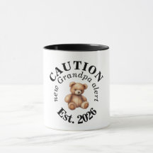 CAUTION new Grandpa alert- Teddy Baby Announcement