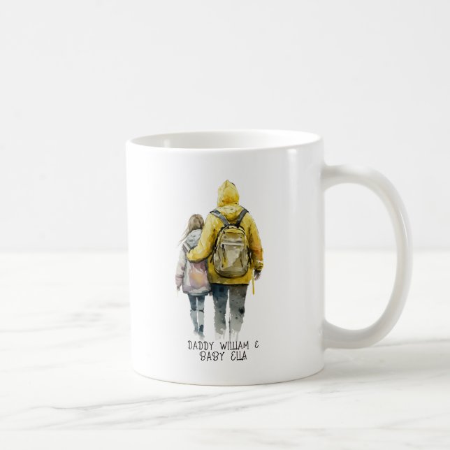 Mug Caution père et fille (2) (Droite)