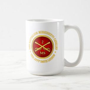 Mug Cavalerie du Mississippi de bataillon de CSC -2nd