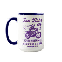 Cavalier de Club de Motards Style Iron Rider