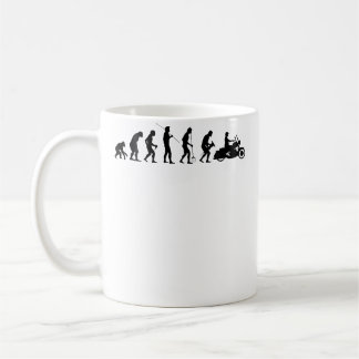 Mug Cavalier de moto d'évolution Motard Moto