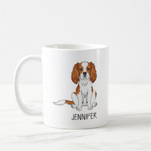 Mug Cavalier King Charles Spaniel Blenheim & Nom