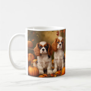 Mug Cavalier King Charles Spaniel Chiot Citrouille d'a