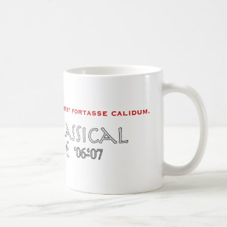 Mug Caverne : Le calidum de fortasse inest de Quod