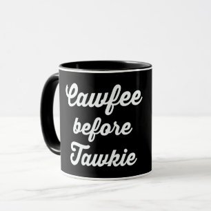 MUG CAWFEE AVANT TAWKIE, CAFÉ AVANT FILM PARLANT