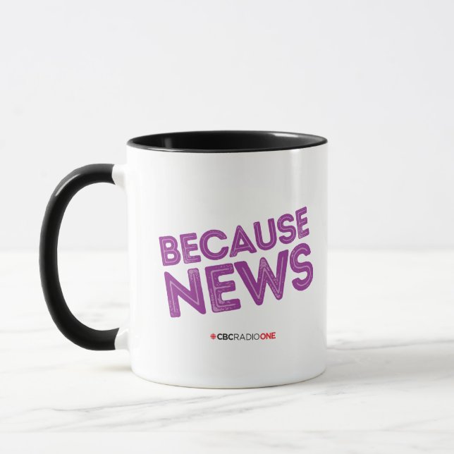 Mug CBC Parce que les nouvelles (Gauche)