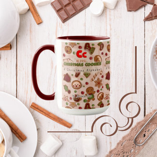 Mug Cc est pour les cookies de Noël