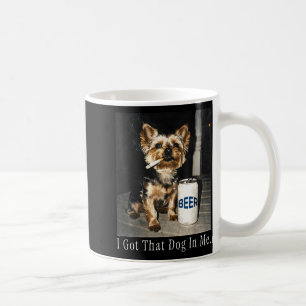Mug Ce chien à Yorkie drôle fume une cigarette