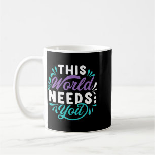 Mug Ce Monde a Besoin de Vous Design Tri-Blend Premium