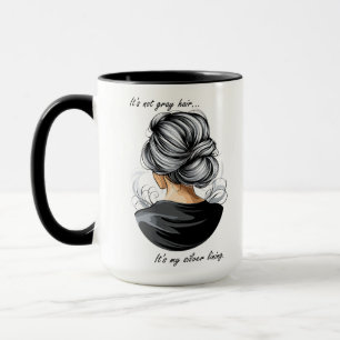 Mug Ce ne sont pas des cheveux gris. C'est mon côté po