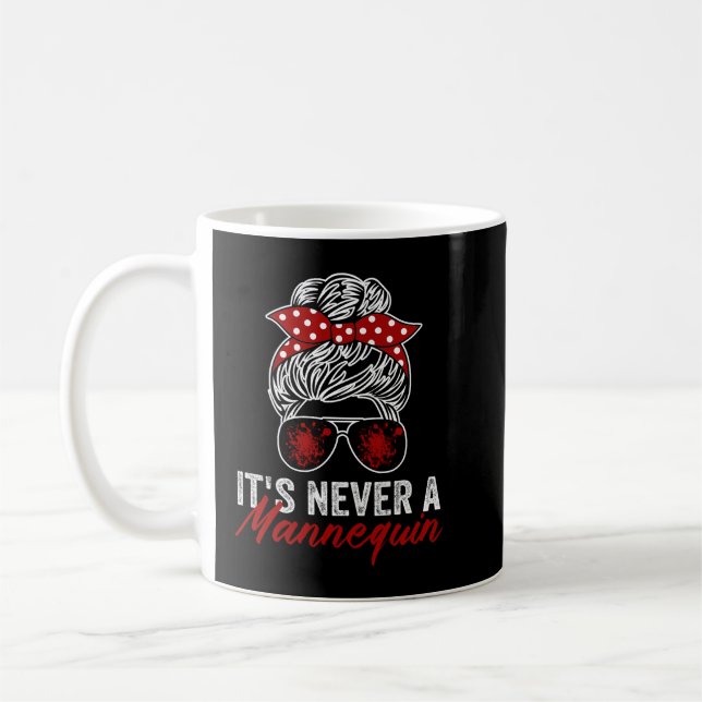 Mug Ce N'Est Jamais Un Véritable Crime De Mannequin (Gauche)