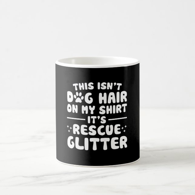 Mug Ce n'est pas des cheveux de chien sur le chien de (Centre)