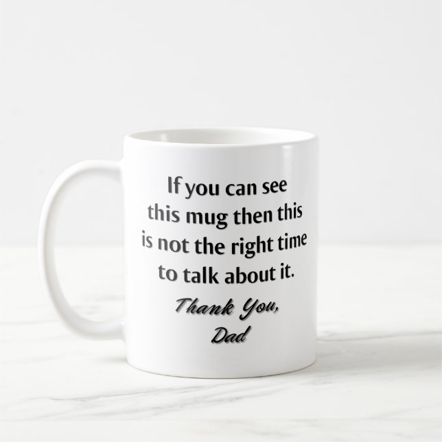 Mug Ce n'est pas le bon moment (Gauche)