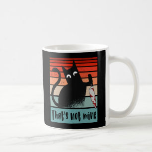 Mug Ce n'est pas le mien, Chat Innocent avec couteau C