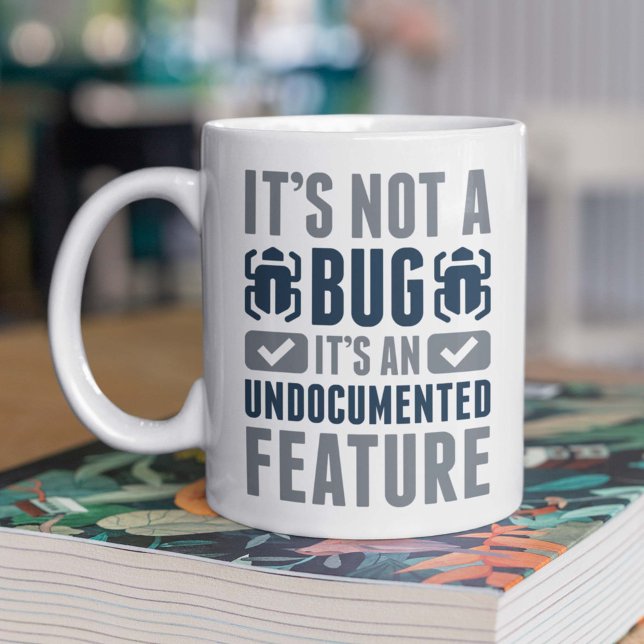 Mug Ce n'est pas un bug (programmer bug mug)