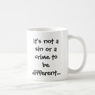 Mug Ce n'est pas un péché ou un crime à être