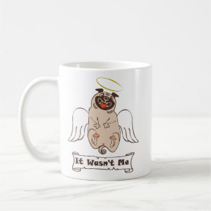 Mug Ce n'était pas moi ange carlin drôle de citation