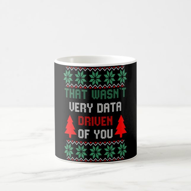 Mug Ce n'était pas vraiment un Noël de pull moche axé  (Centre)