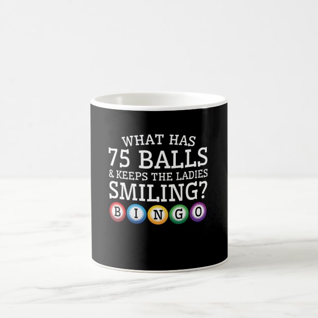 Mug Ce qui 75 boules maintiennent le bingo-test de (Centre)