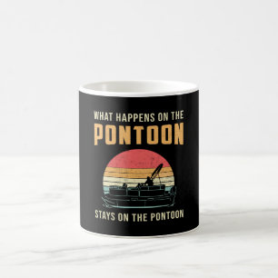 Mug Ce Qui Se Passe Sur Le Bateau Pontoon Bateau À Voi