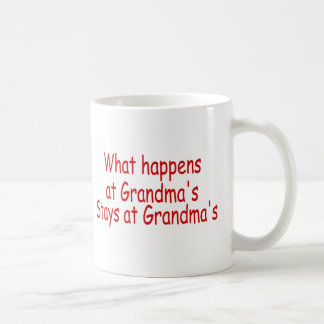 Mug Ce qui se produit aux séjours de la grand-maman à