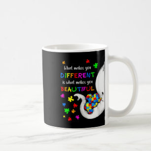 Mug Ce qui vous rend différents éléphant maman Autisme