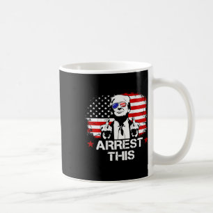 Mug Ce Trump porte le drapeau américain pro-Trump (sur