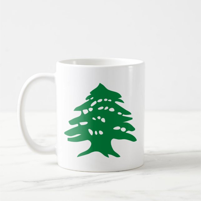 Mug Cèdre vert Liban "à gauche" (Gauche)