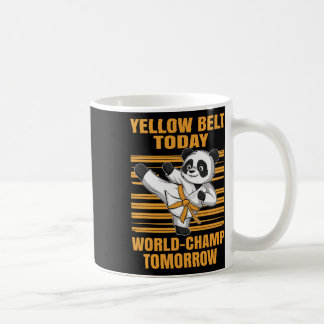 Mug Ceinture jaune aujourd'hui champion du monde demai