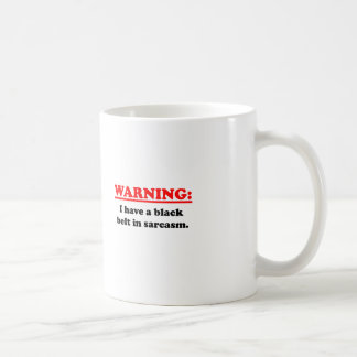 Mug Ceinture noire dans le sarcasme