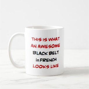 Mug ceinture noire française, géniale