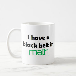 Mug Ceinture noire mathématique