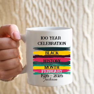 Mug célébration de 100 ans du mois de l'histoire des N