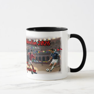 Mug Célébration de football 2026 sur un