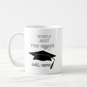Mug Célébration de la remise des diplômes de doctorat 