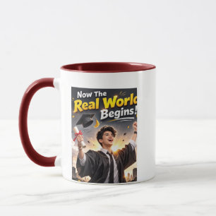 Mug Célébration de la remise des diplômes dorée 2026
