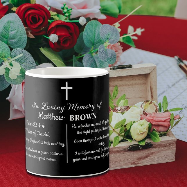 Mug Célébration de la vie Verset de la Bible Souvenir  (Créateur téléchargé)